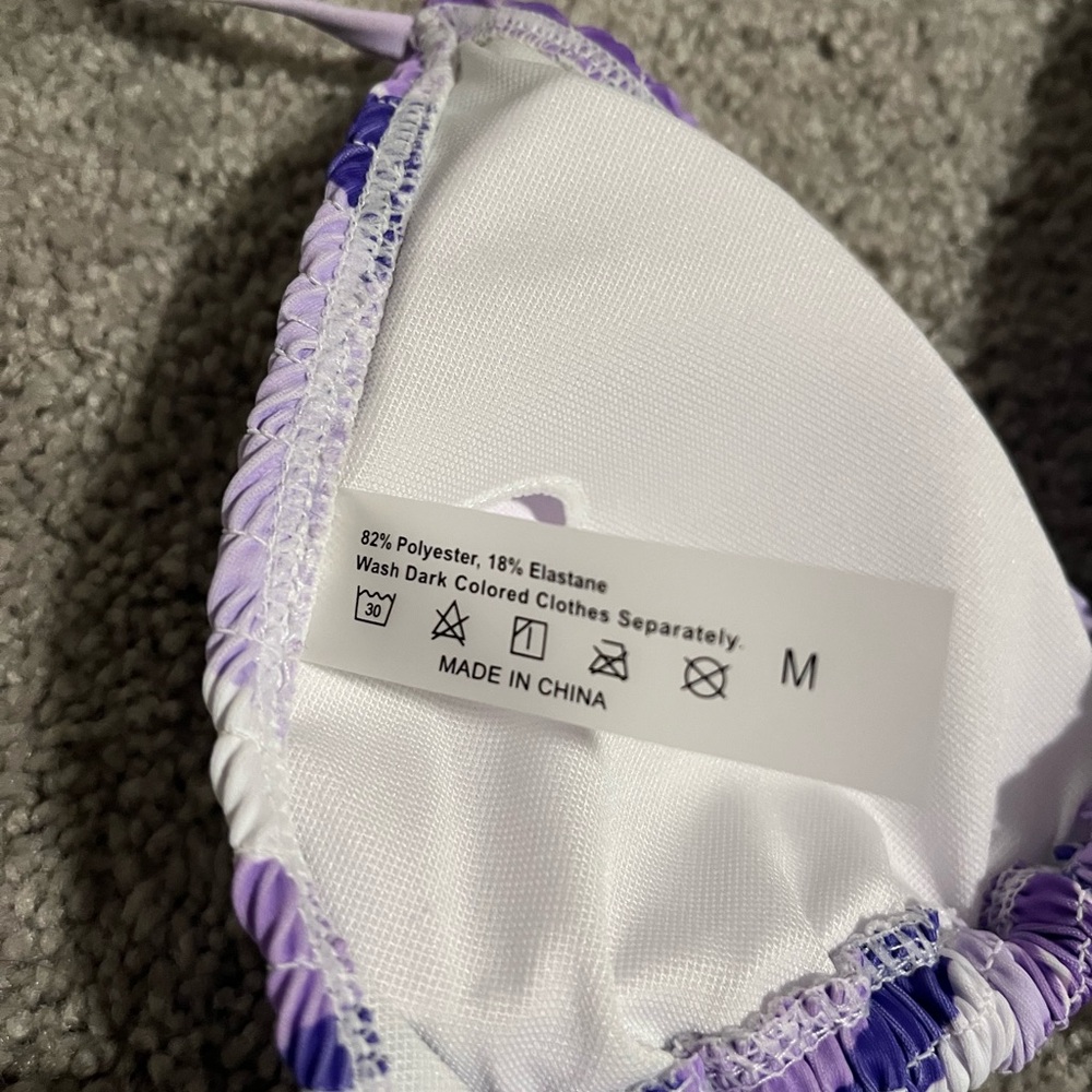 Purple Design Bikini Top - Picture 2 of 2